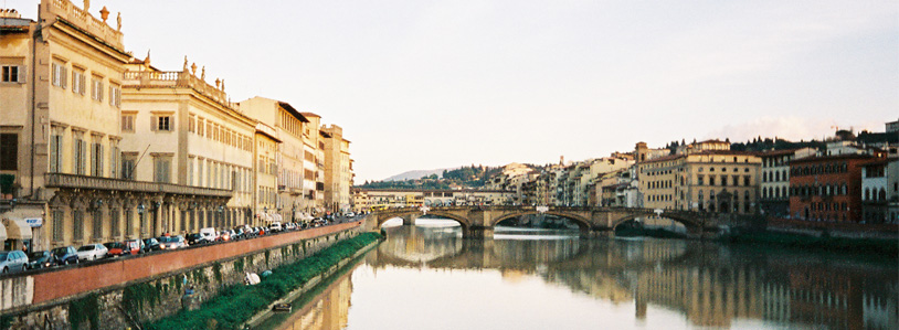 River Arno Bridge Banner